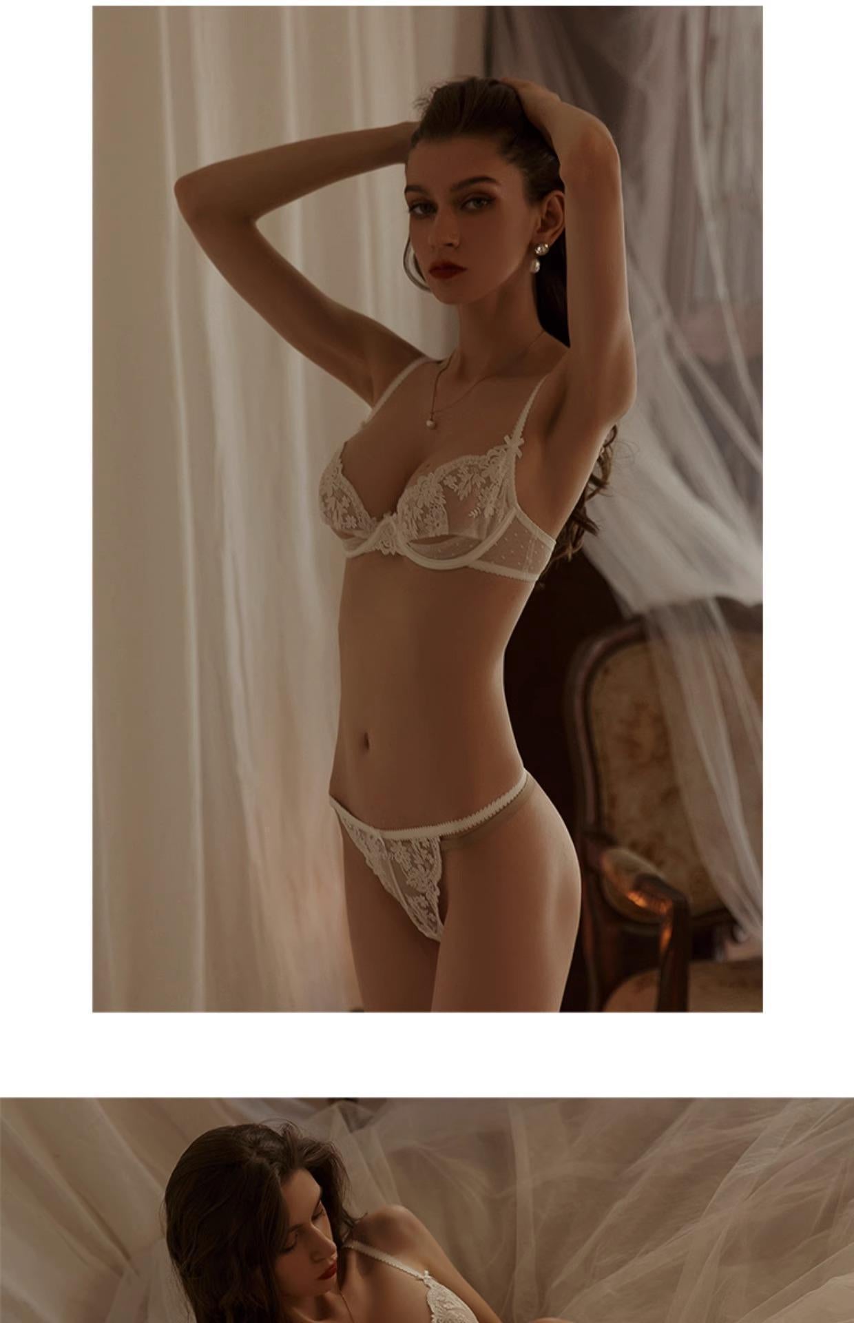  Alluring lace captivating lingerie set